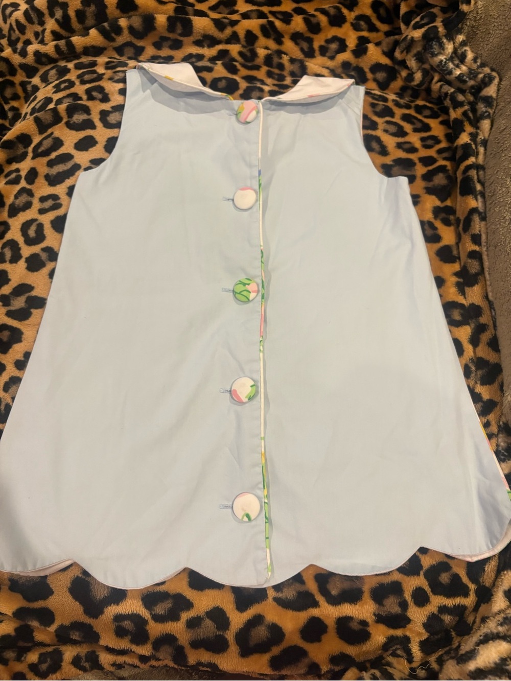 The Beaufort Bonnet Company TBBC Marietta Morning Glory Floral Scalloped Dress 4 - Picture 6 of 7
